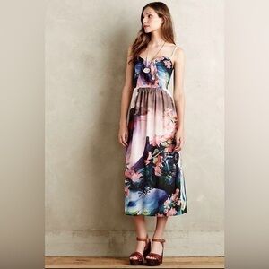 ANTHROPOLOGIE DAYBREAK MIDI DRESS by COREY LYNN CALTER
